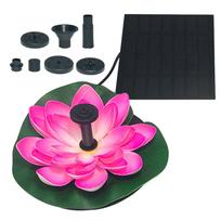 Lotus Shape Waterfall Fountain Life Up To 20000 Hours Solar Powered Bird Bath Fountains Water Lily Ornaments for Decore Garden