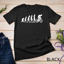 Funny Human Cycling Evolution Athlete Bike Cyclist Biker T Shirt S