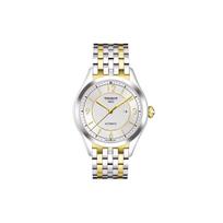 Tissot T-One Automatinis Mechaninis Laikrodis Atsparus Vandeniui Su Datos Rodikliu Moteriški Laikrodžiai Sidabrinis Auksinis T038.207.22.037.00 Regular Watch Box,Silver