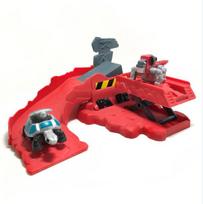 Dinotrux Dinazauro Sunkvežimio Žaislas 1:64 Mastelio Modelis su Keliomis Scenomis Surinkiamas Aktyvus Dinzauras Automobilis Vaikams Mini Dovana