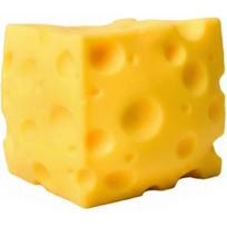 Antistresinis minkomas žaislas Squishy sūris Cheese