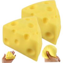 Antistresinis minkomas žaislas Squishy sūris Cheese