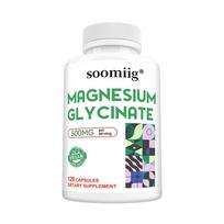 Magnesium Glycinate 500 Mg Per Serving Supplements 120 Vegetable Capsules 120 Capsules