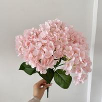 Multi-head Simulation Hydrangea Bouquet Big Head Floral Arrangement Artificial Flower Bouquet DIY Latex Hydrangea Bridal Bouquet