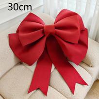 30/50/75cm Christmas Giant Bow Large Multi-scene Bow Knot Kit Simple Installation Handmade Christmas DIY Decor Festivity Decor 17cm