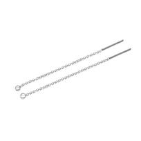 10Pcs 8/13cm Stainless Steel Long Tassel Chain Drop Earrings Ear Line Earring Chain For DIY Jewelry Making Findings Accessories 13cm x 10pcs
