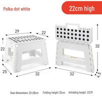 Sturdy Portable Folding Stool for Adults - Extra Thick, Durable Indoor/Outdoor Use