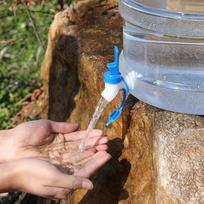 Durable Clear Water Jugs Includes Wide Mouths Spigot And Cleaning Brush For Camping Emergency Use