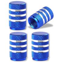 Aluminum Alloy Tire Valve Stem Caps 4 Pcs Universal Stem Covers for Cars Motorcycles and Bikes Auto Tire Accessoires