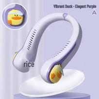 Portable USB Bladeless Neck Fan 3-Gear Wind, Adjustable Bend