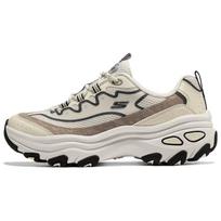 Skechers Outdoor Womens Lightweight Versatile Breathable Low-Top Dad Shoes Kids sneaker White Black 180399-WBK 35