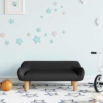 Vidaxl Sofa Dla Dzieci, Czarna, 70X40X24 Cm, Obita Tkaniną