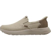Skechers Slip-Ins Fashion Versatile Durable Lightweight Low-Top Casual Shoes Men sneaker Gray Brown 205370-TPE 39.5