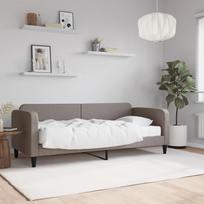Vidaxl Sofa Z Materacem Do Spania, Kolor Taupe, 80X200 Cm, Tkanina
