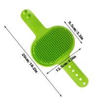 Multi-Functional Pet Comb Massage Glove, Cat Bathing Brush Cat Hair Removal Tool, Green Scratching Table Leg Grooming Mitt