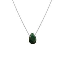 Women's Versatile Water Drop Pendant Necklace: Simple, Fashionable Clavicle Chain