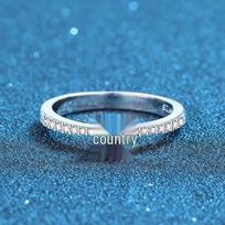 Women's S925 Sterling Silver Square Multi-Colored Diamond Ring (5x5mm) - Small and Exquisite Finger Band