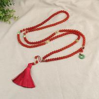 Versatile Chinese-Style Multi-Layered Cross-Body Tassel Necklace