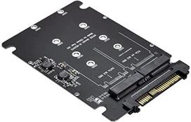 SATA M.2 SSD to SAS & NVMe M.2 NGFF SSD to U.2 SFF-8639 Conversion Adapter 2 in 1 Combo Adapter