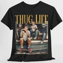 Printed with the words  Thug Life  from the movie  Golden Girl  Unisex T-shirt XXXL