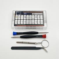 500pcs Eyeglass Nose Pad Repair Kit: 14 Styles PVC Nose Pads with Combination Tool for Sunglasses