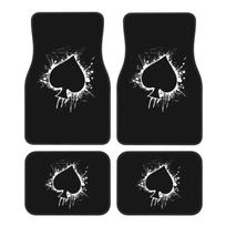 Ace of Spades Poker Pattern Printing Car Carpet Four Season Vehicle Carpet Durable Non Slip Full Coverage Mats Easy To Clean juoda