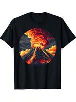 Cool Erupting Volcano Costume For Unisex T-Shirt S