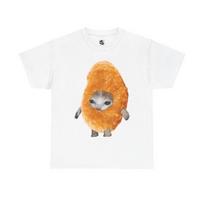 Meme Cat Chicken Nugget Graphic Boxy Unisex T-Shirt S