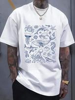 Ocean Life Sea Aesthetic Dolphin Beach 90s Vintage Graphic Unisex T-Shirt XXL