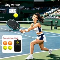 Jiemai T700 Carbon Fiber Pickleball Paddle Set