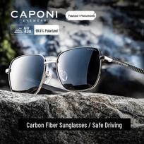 Jiaborli Carbon Fiber Polarized Photochromic Day & Night Driving Sunglasses