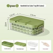Press-Type Ice Cube Tray with Storage Box
