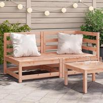 Vidaxl Sofa Ogrodowa, 2-Osobowa, Lite Drewno Daglezjowe