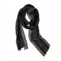 Fashion Dots Lace Scarf French Style Lace Edge Hairband Long Slim Black White Pink Neckerchief Photo Props