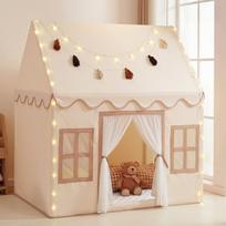 Kids Tent, Indoor Ball House, Playhouse, Scandinavian Style Teepee Toy for Girls and Boys Ages 3-8, Easy Assembly, Secret Base, Perfect Gift for