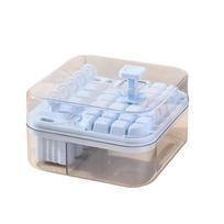 2-in-1 Ice Cream Molds Press-Type Ice Maker Multifunctional Sorbet Mold  Summer mėlyna