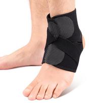 Adjustable Cross-Strap Ankle Brace: Compression Support for Sprains, Basketball, and Running Black