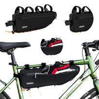 1.5L Bicycle Under Top Tube Bag Bike Triangle Frame Bag Bicycle Storage Pouch Bike Frame Bag for Outdoor Riding China Mainland
