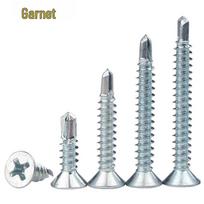 Jianite Blue-White Zinc Countersunk Head Self-Drilling Screws