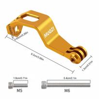 Bicycle Front Light Mount Adjustable Foldable Bike Fork Mount Aluminum Alloy Bike Headlight Mount Bike Light Holder Bicycle Part