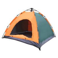 Fully Automatic Spring-Open Camping Tent for 2-4 People with Sun Protection 2-Person 200x150x135 cm