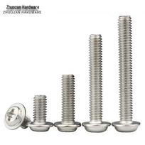 304 Stainless Steel Phillips Pan Head Machine Screws with Washer