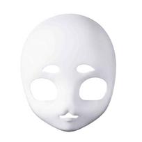 3D Print Beast Head Skull Mask The Girl's Facial Shape White Animal Skull Mask Thicken Plastic Kawaii DIY Plastic Mask Carnival