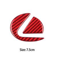 Lexus Car Stickers Carbon Fiber Steering Wheel Decorative Paster For RX330 IS250 Ct200h ES300h RX350 IS300h NX300h RX400h UX250h