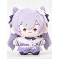 Anime Genshin Impact Diluc Keqing Kamisato Ayaka  Cosplay 10cm Cotton Doll Figure Plush Pendant Keychain Gifts Toys Plushies 10CM