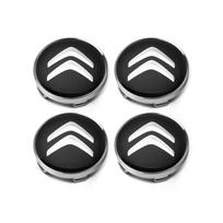 4Pcs 56/60mm Car Emblem Wheel Center Hub Cap Accessories For Citroen C1 C2 C3 C6 C8 C4 Picasso Xsara C5 Aircross Cactus Berlingo For Citroen