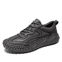 Men's Plus Size Casual Low-Top Lace-Up Hand-Stitched Thick Sole Outdoor Sports Shoes 38