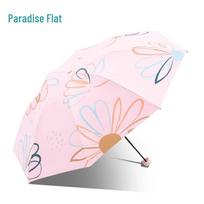 Tiangtang Black Glue UV Protection 3-Fold Sun Umbrella