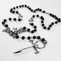 Shi Yong Cross-Border Gothic Punk Coffin Chain Necklace for Couples