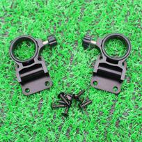 Folding Universal 26mm Fishing Box Accessory with Anti-loss Screw & Umbrella Stand Pair